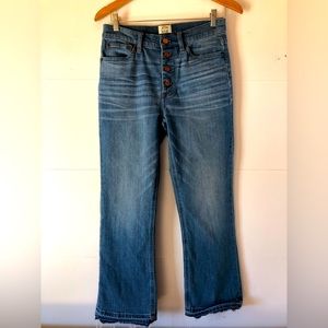 J. Crew Billie crop jeans Women’s 28 boho date Summer romantic prairie grunge